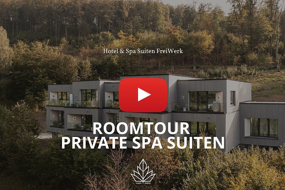Video zu den Private Spa Suiten, um die Räume vorzustellen